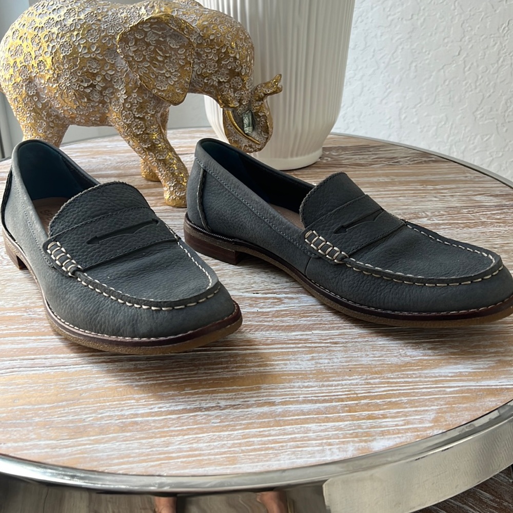 Sperry top sider size 8 light blue pre owed